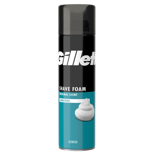 Espuma de afeitar gillette sensible 200ml image number