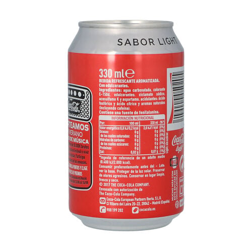COCA COLA light lata 33cl image number