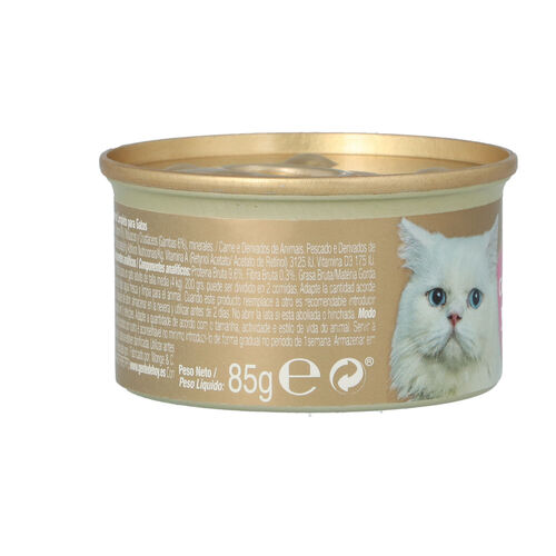 ALIMENTO EN  MOUSSE PARA GATOS CON SALMON Y GAMBA TANDY 85g image number