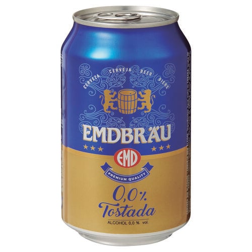 CERVEZA TOSTADA 0 EMDBRAU LATA 33cl image number