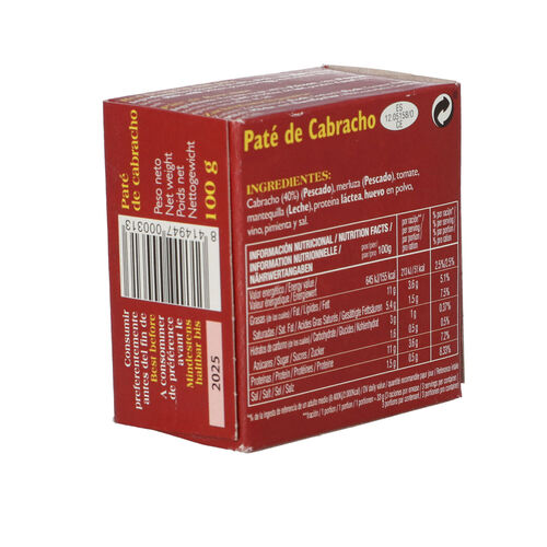 PATE AGROMAR CABRACHO LATA 100g image number