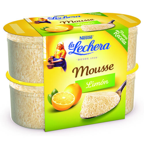 Mousse de lim&oacute;n LA LECHERA 4x59g image number