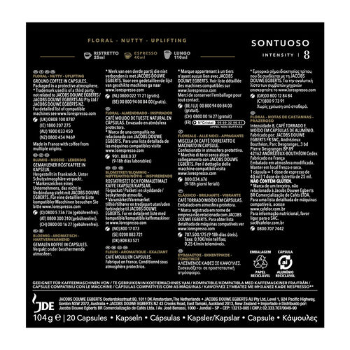 CAFE EXPRESSO SONTUOSO LOR 20 CAPSULAS image number