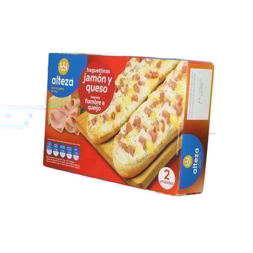BAGUETINA ALTEZA JAMON QUESO CONGELADA 250g image number