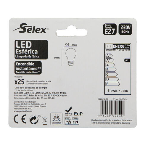 CEGASA led std 86w e27 calida image number