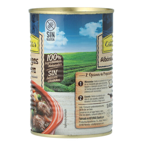 ALBONDIGAS CARRETILLA JARDINERA 415g image number