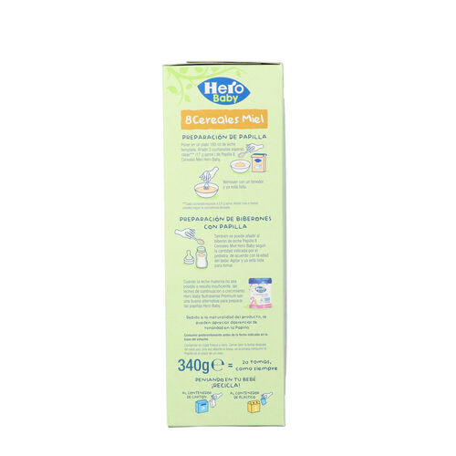 Papilla HERO 8 cereales 340g image number