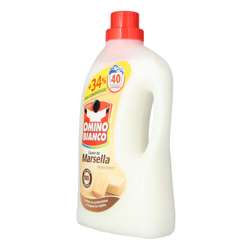 DETERGENTE LIQUIDO OMINO BIANCO MARSELLA 40 LAVADOS image number