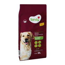 Comida seca para perro adulto mantenimiento con carne y cereales TANDY 18kg