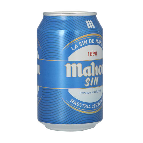 Cerveza MAHOU sin lata 33cl image number