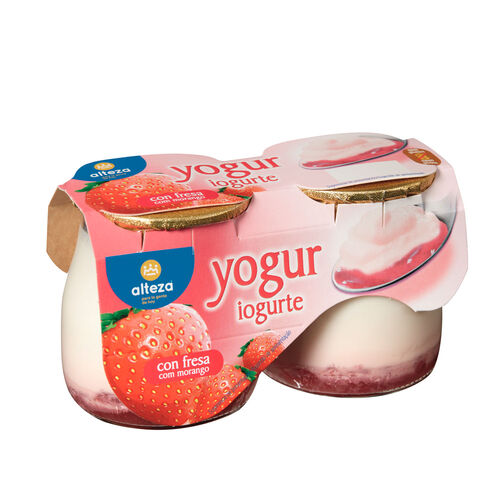 Yogur con fresa ALTEZA 2x135g image number