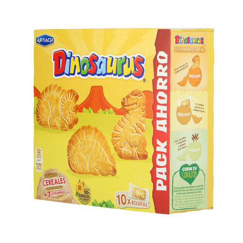 Galletas dinosaurios pack ahorro ARTIACH 411g image number