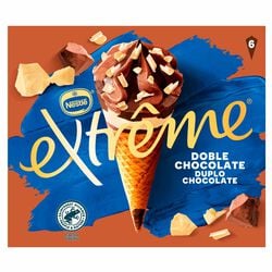 Helado cono dos chocolates extreme NESTL&Eacute; 6x120ml