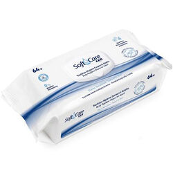 Toallita higiene corporal para limpieza adulto LEA 64uds