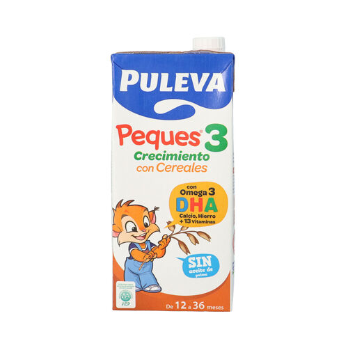 PREPARADO LACTEO CON CEREALES PULEVA PEQUES 3 1L image number