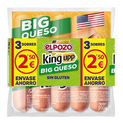 Salchichas frankfurt king upp Big queso EL POZO 3x200g