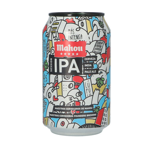 CERVEZA MAHOU IPA LATA 33cl image number