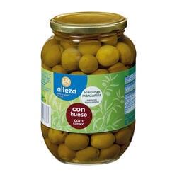 Aceitunas manzanillas con hueso ALTEZA 500g