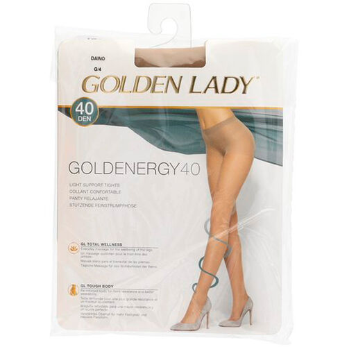 PANTY LYCRA 40D T-M MELON GOLDEN LADY image number