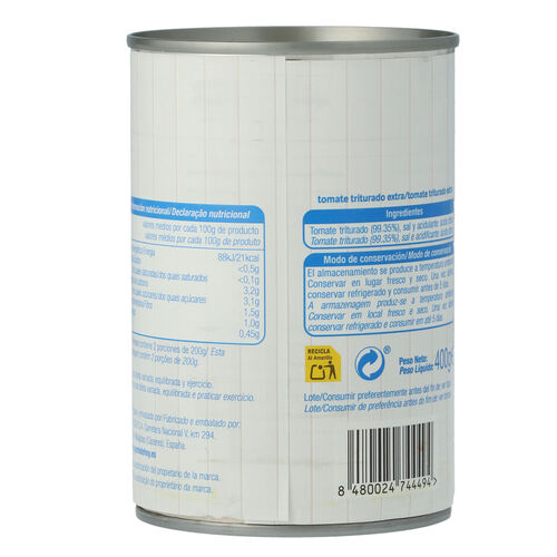 TOMATE ALTEZA TRITURADO 400g image number