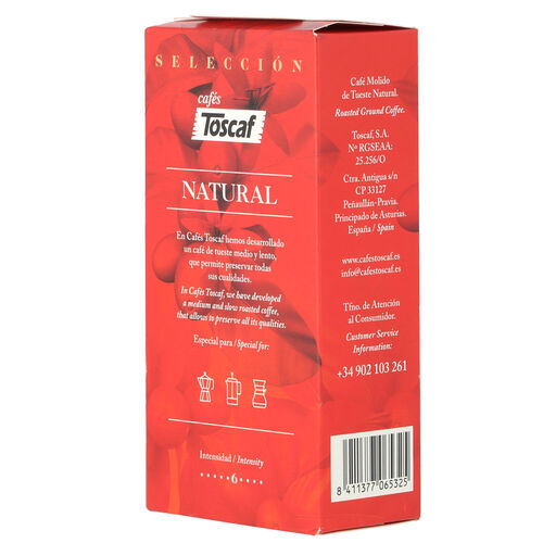 Caf&eacute; molido Natural TOSCAF 250g image number
