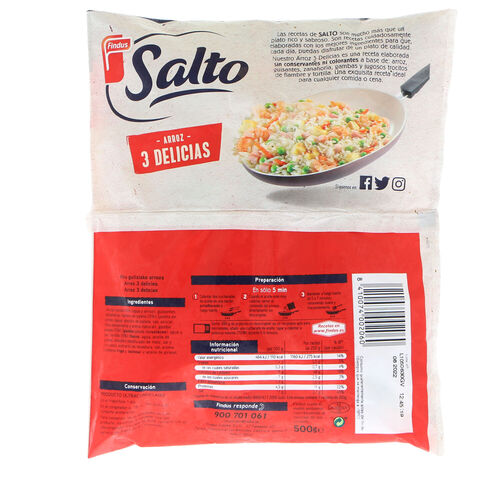 Arroz 3 DELICIAS congelado FINDUS 500g image number
