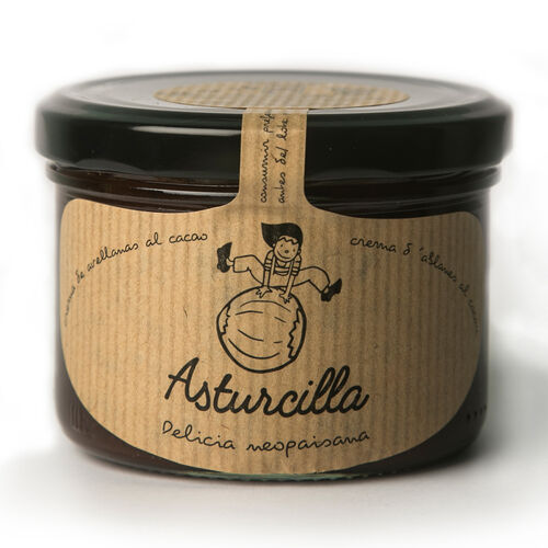 CREMA UNTABLE DE AVELLANAS AL CACAO ASTURCILLA 230g image number