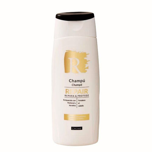CHAMPU REPAIR PARA CABELLO DAÑADO CON PANTENOL Y KERATINA CROWE 400ml image number