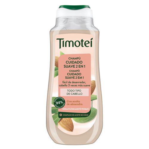 Champ&uacute; 2en1 almendra TIMOTEI 300ml image number