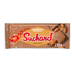 Turr&oacute;n de chocolate con almendras enteras SUCHARD 230g