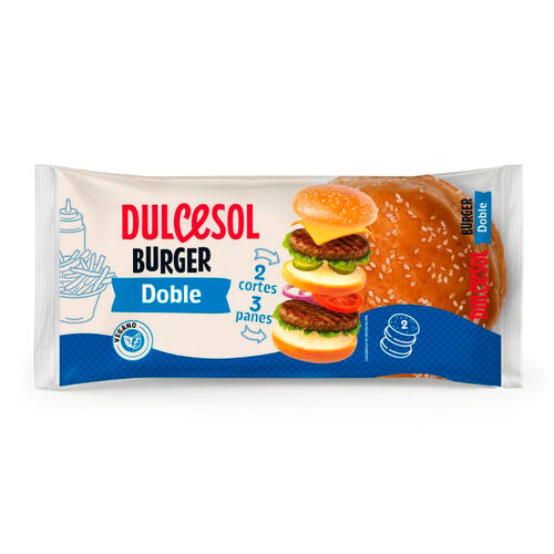 Pan burguer Double DULCESOL 160g image number