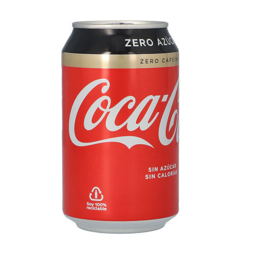 COCA COLA ZERO ZERO LATA 33cl image number
