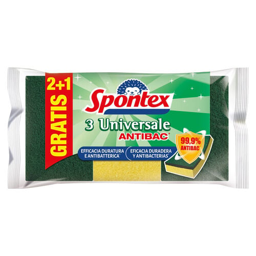Estropajo esponja universal SPONTEX 2+1 uds image number