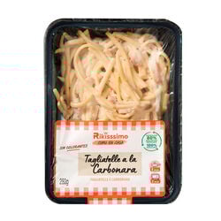 Tagliatelle con salsa carbonara RIKISSSIMO 280g