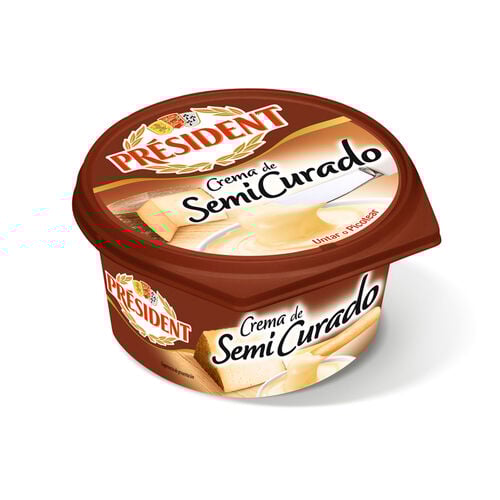 QUESO SEMICURADO PRESIDENT CREMA 125g image number