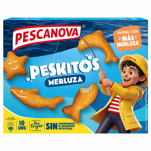 Merluza congelada peskitos rebozados PESCANOVA 400g image number