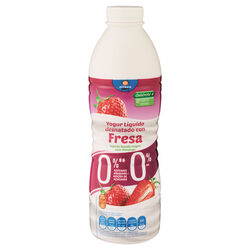 Yogur l&iacute;quido desnatado con fresa ALTEZA 1L