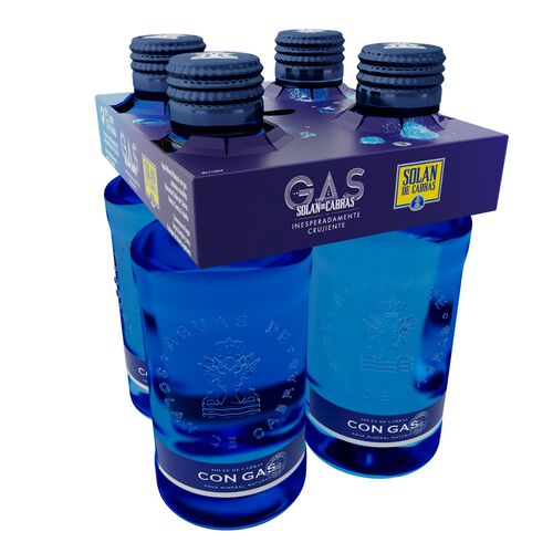 Agua gas SOL&Aacute;N DE CABRAS 33cl image number