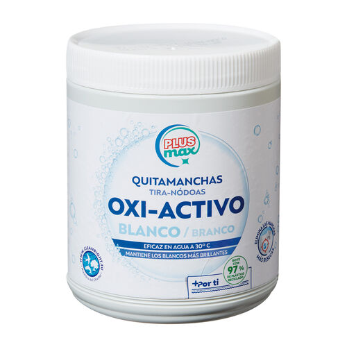 QUITAMANCHAS POLVO ROPA BLANCA OXIGENO ACTIVO PLUS MAX 1kg image number