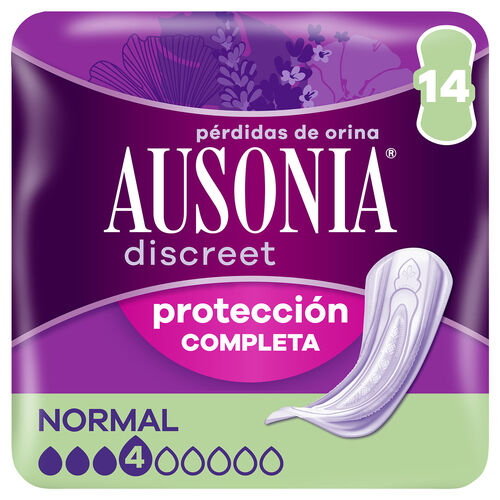 Compresa incontinencia normal AUSONIA Discreet 14uds image number