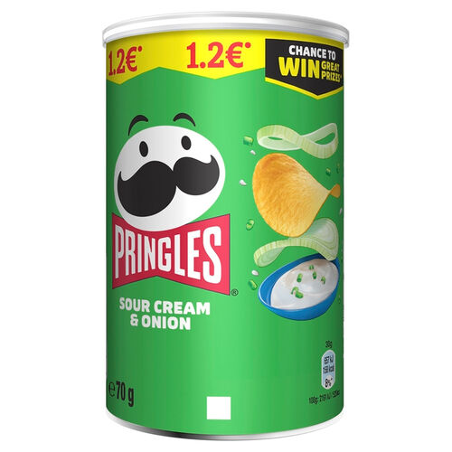 PRINGLES SOUR CREAM&ONION 70g. image number