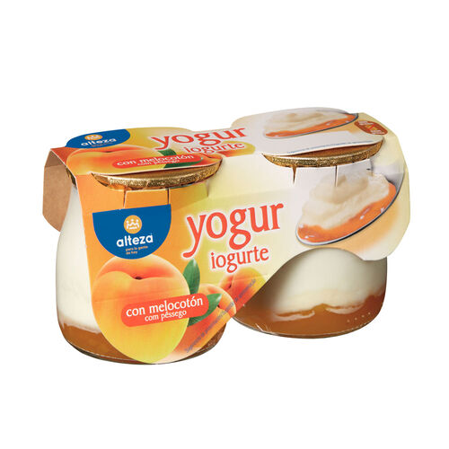 YOGUR CON MELOCOTON ALTEZA 2x135g image number