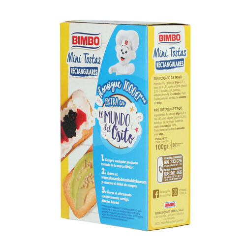 Minitostas rectangular ORTIZ 100g image number