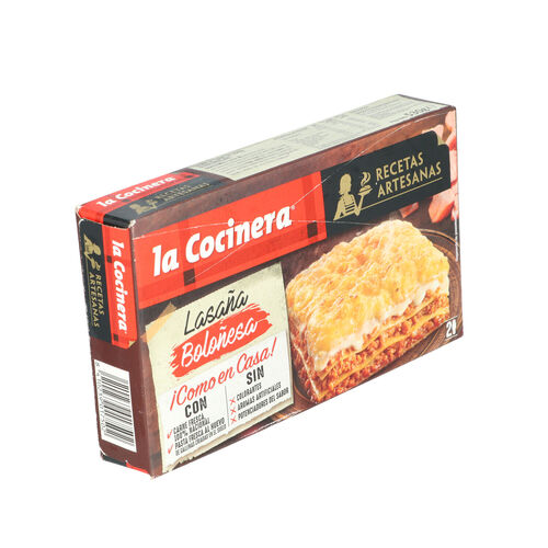 LASAÑA BOLOÑESA LA COCINERA 500g image number