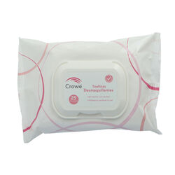 TOALLITAS DESMAQUILLANTES CROWE 25uds