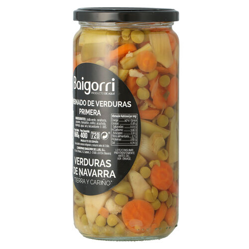 COMBINADO VERDURAS BAIGORRI FCO660g image number