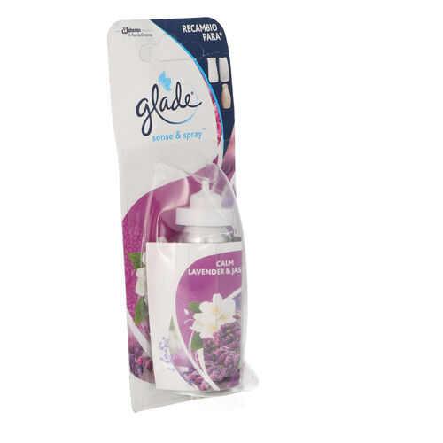 AMBIENTADOR GLADE SENSE SPRAY LAVANDA JAZMIN RECAMBIO 18ml image number