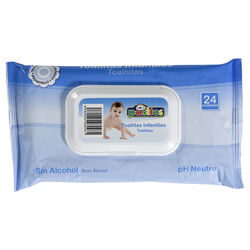 Toallitas infantiles BEBE PASITOS infantil 24uds