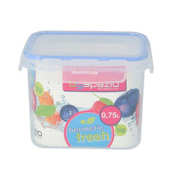 Tupper transparente con tapa 750ml