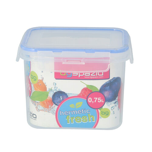 TUPPER TRANSPARENTE CON TAPA 750ml image number